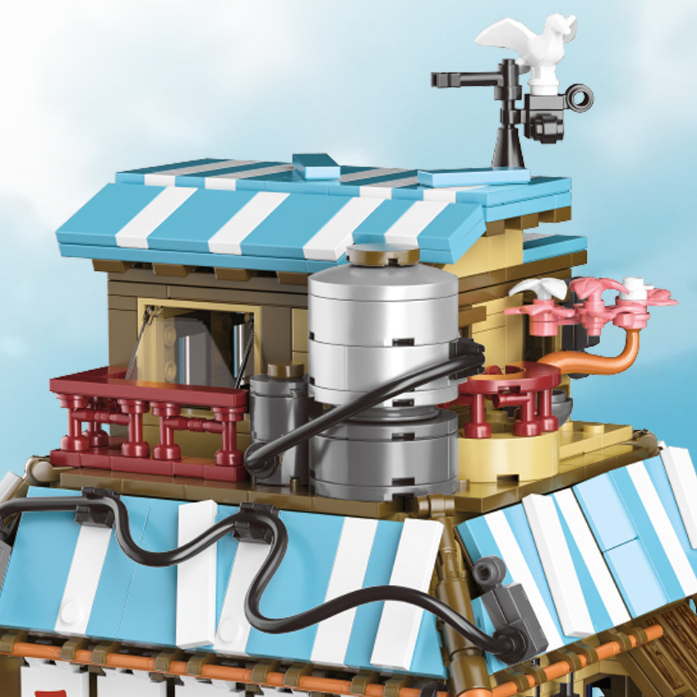 Japanese Lamian Noodles shop building block set - mini toy, suitable for teenagers to give gifts and display gifts