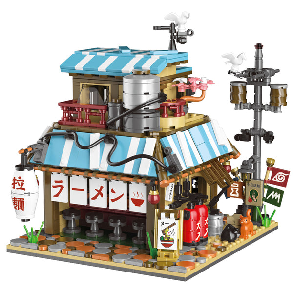 Japanese Lamian Noodles shop building block set - mini toy, suitable for teenagers to give gifts and display gifts