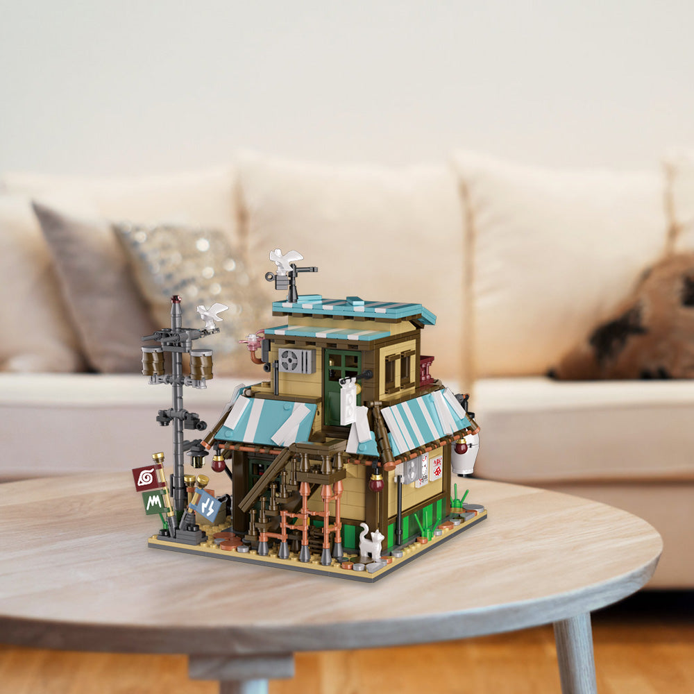 Japanese Lamian Noodles shop building block set - mini toy, suitable for teenagers to give gifts and display gifts