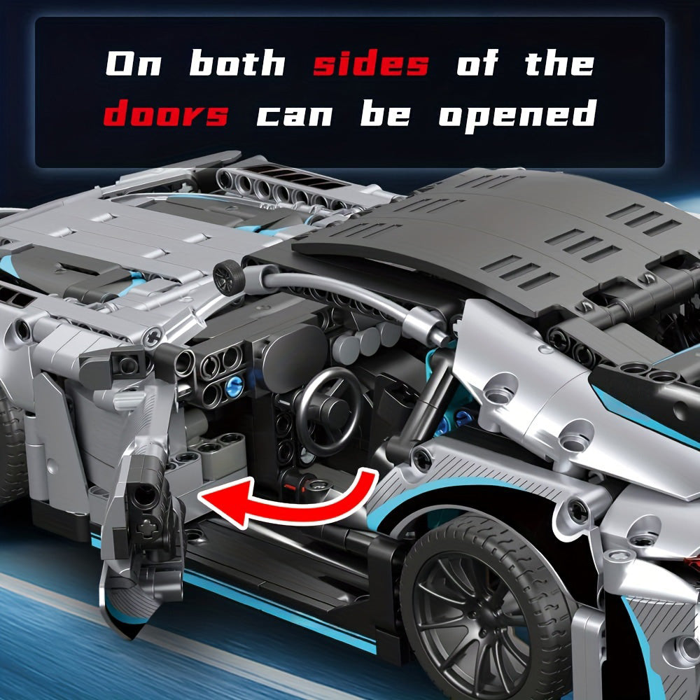 1:14 MOC Car Race Car Building Set Sports BuildingBlocks Toys Boys or Adults Kits, Raceing CarModel,Super Cars for Boys